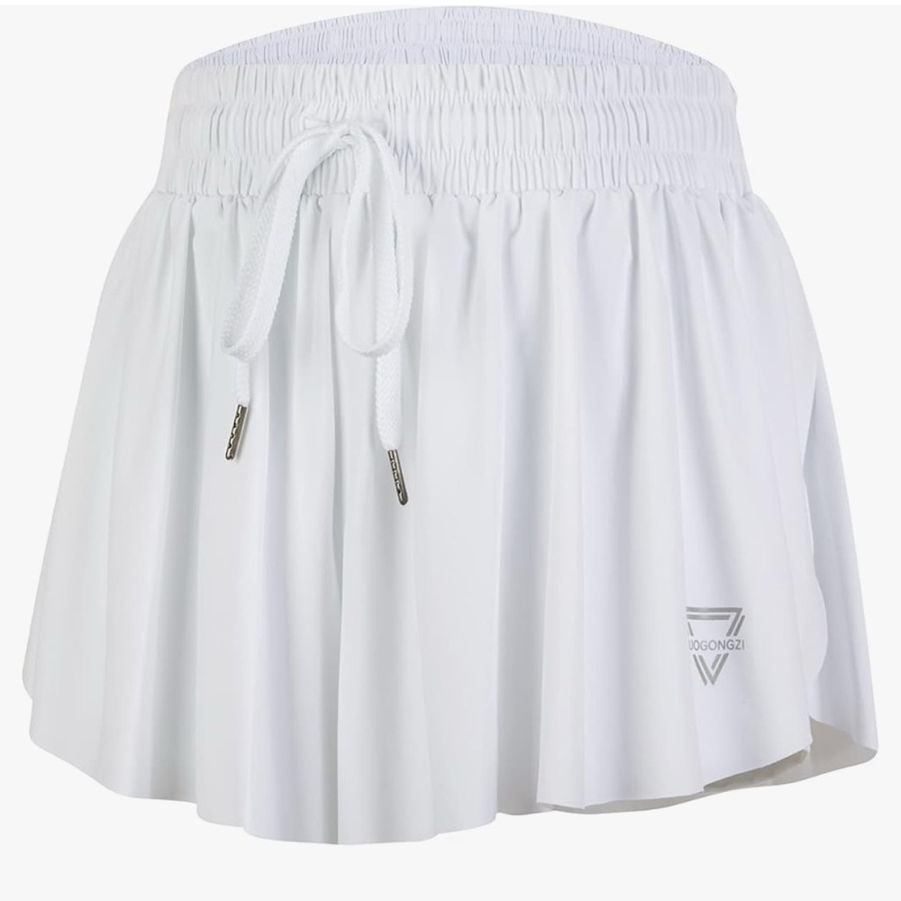 Athletic Skort (Grey/White color)